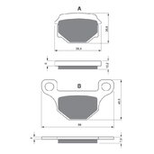Brzdové obloženie GOLDFREN 289 AD  STREET