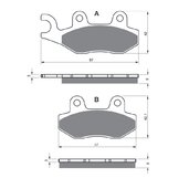 Brzdové obloženie GOLDFREN 334 AD