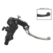 Radial brake master cylinder ACCOSSATO 19 x 18 with folding lever,silver