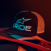 Alpinestars - šiltovka ride 4.0 trucker / black-white-red - siltovka-alpine-ride4.0-black-white-red-2