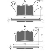 Brzdové obloženie GOLDFREN 336 S33 STREET FRONT