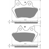 Brzdové obloženie GOLDFREN 181 S3