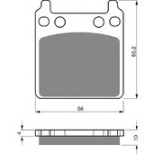 Brzdové obloženie GOLDFREN 171 S3