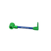 Lever guard ACCOSSATO with blue hose and joint right, aluminium
