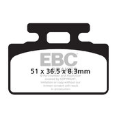Brzdové obloženie EBC SFAC151
