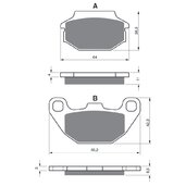 Brzdové obloženie GOLDFREN 183 AD