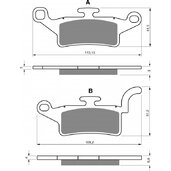 Brzdové obloženie GOLDFREN 330 S3