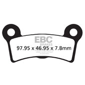 Brzdové obloženie EBC FA605/4HH
