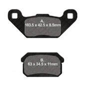 Brzdové obloženie EBC FA431TT