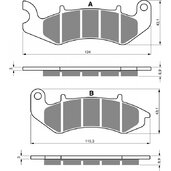 Brzdové obloženie GOLDFREN 394 AD