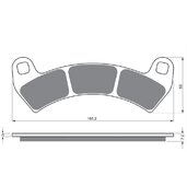 Brzdové obloženie GOLDFREN 391 AD