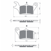 Brzdové obloženie GOLDFREN 387 S3