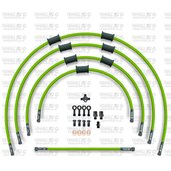 ŠTANDART -predok -sada Venhill POWERHOSEPLUS SUZ-7001FB-GR (5 hadíc v sade) zelené hadice, čierne koncovky