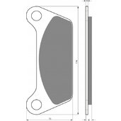 Brzdové obloženie GOLDFREN 061 S3