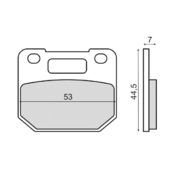 Brzdové obloženie RMS 225103083