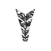 Tank pad PUIG Skull Party Black & White 20594N