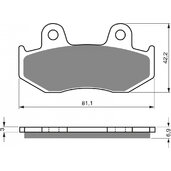 Brzdové obloženie GOLDFREN 103 K5
