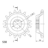 Reťazové koliečko SUPERSPROX CST-528:17 17T, 530