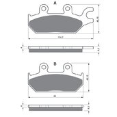 Brzdové obloženie GOLDFREN 345 S3