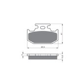 Brzdové obloženie GOLDFREN 100 K5