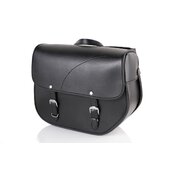 Kožená sedlová brašňa CUSTOMACCES SANT LOUIS AP0012N čierna