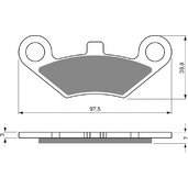Brzdové obloženie GOLDFREN 284 K5