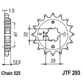 Reťazové koliečko JT JTF 293-14 14T, 525