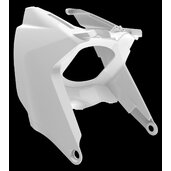 Bočné číslové tabuľky POLISPORT (pár) biela