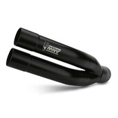 Koncovka výfuku MIVV DOUBLE GUN S.037.SDGB Oceľovo čierna