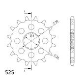 Reťazové koliečko SUPERSPROX CST-1183:17 17T, 525