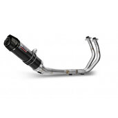 Výfuk kompletný 2x1 MIVV GP Y.045.LXBC Black with carbon cap