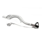 Brzdový pedál MOTION STUFF 83P-0221002 strieborné telo, čierna oceľová pevná koncovka Oceľový pevný hrot