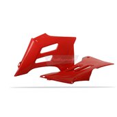 Spojler chladiča POLISPORT (pár) červené