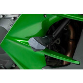 Posuvníky rámu PUIG R12 9708N čierny s šedou gumou