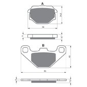 Brzdové obloženie GOLDFREN 094 K5