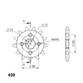Reťazové koliečko SUPERSPROX CST-253:13 13T, 420