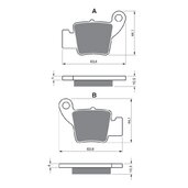 Brzdové obloženie GOLDFREN 364 K5