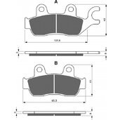 Brzdové obloženie GOLDFREN 285 AD  OFF-ROAD FRONT
