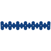 Ochrana výfukového potrubia POLISPORT ARMADILLO dlhé modrá