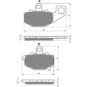 Brzdové obloženie GOLDFREN 093 AD  STREET