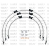 ŠTANDART -predok -sada Venhill POWERHOSEPLUS SUZ-7008F-WT (3 hadice v sade) biele hadice, chrómové koncovky