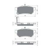 Brzdové obloženie GOLDFREN 340 K5