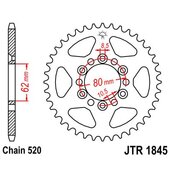 Reťazová rozeta JT JTR 1845-37 37T, 520