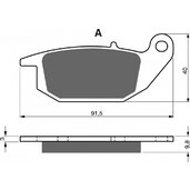 Brzdové obloženie GOLDFREN 221 AD  STREET