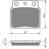 Brzdové obloženie GOLDFREN 092 AD