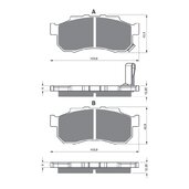 Brzdové obloženie GOLDFREN 339 S33 OFF-ROAD FRONT