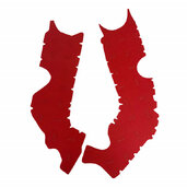 Rubber Frame Pads VIBRAM M7349R Off-Road červená