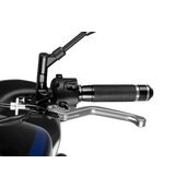 Páčka spojky bez adaptéra PUIG 3.0 220PN dlhé strieborno / čirna