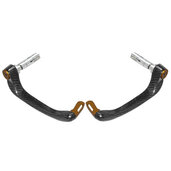Lever guard ACCOSSATO with gold eyelet and insert right + left , carbon