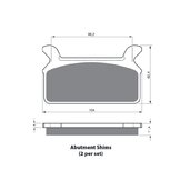 Brzdové obloženie GOLDFREN 063 S3